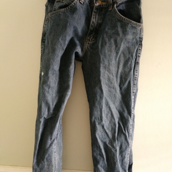 Blue Jeans Mens 30x30 Wrangler - Picture 4 of 6